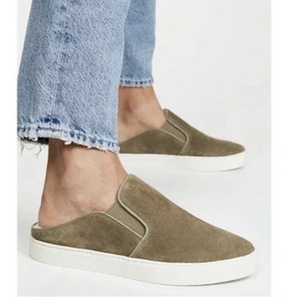 Vince Garvey 2 suede slide on mules - Picture 11 of 13